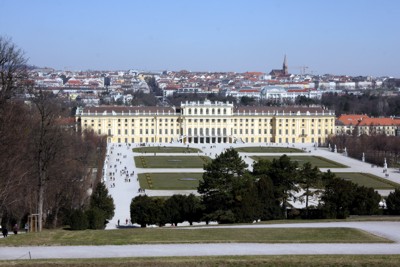 Schloss Schönbrunn von oben